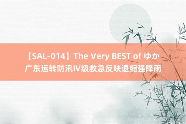 【SAL-014】The Very BEST of ゆか 广东运转防汛Ⅳ级救急反映退缩强降雨